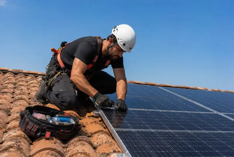 Maintenance et monitoring de panneaux solaires à Ceyzériat