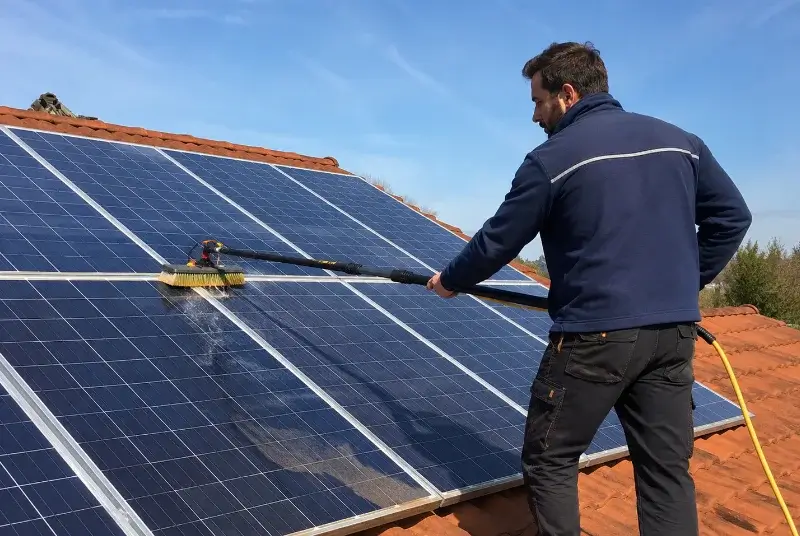 Nettoyage et entretien de panneaux solaires à Ceyzériat